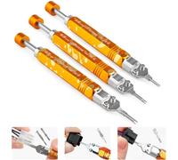 JRready Set di 3 strumenti di estrazione Mini-Fit Jr Molex Micro Fit Strumento di sblocco, Per riparazione computer, Kit strumenti rimozione terminali Molex MX3.0 maschio/femmina Mini-Fit Jr.TM Series