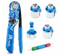 JRready ST2176 NEW-ASF1 Strumento a crimpare con quattro posizionatori e calibro G125, kit di strumenti a crimpare per connettori per impieghi gravosi Connettore MIL ecc Connettore elettrico