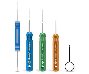 JRready ST5211-05 Kit Strumenti Sblocco 5PCS per Terminali dei Connettori Della Serie Weather-Pack Metri-Pack DT DTM DTV DRB DRCP Strike Include DRK 785084 AMP Superseal 1.5mm Unpinning Tool