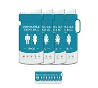 JRSHIRLEYLTD 13 pezzi Orinatoi portatile per uomini, sacchetti usa e getta con manico, sacchetti igienici di emergenza, orinatoio da viaggio per uomini, donne, donne incinte, pazienti, bambini,