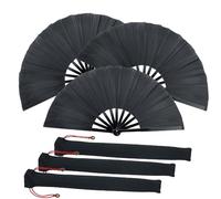 JRSHIRLEYLTD 2 pezzi Ventagli pieghevoli in seta cinese con guscio protettivo in tessuto,Ventilatore pieghevole stile cinese,Ventagli a mano portatili,Per prestazioni,danza