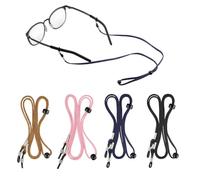 JRSHIRLEYLTD 4 pezzi fascia per occhiali da sole regolabile, catena universale, fascia antiscivolo, per uomini, donne (occhiali)