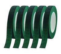 JRSHIRLEYLTD 5 rotoli di nastro autoadesivo per fioristi, colore verde, carta crespa verde, per confezionare mazzi di fiori e lavori artigianali floreali (27 m/rotoli)