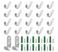 JRSHIRLEYLTD Ganci di Fissaggio per Teloni a 2 Fori - Set 22 Pezzi per Auto e Reti