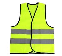 JRSHIRLEYLTD Giubbotto di sicurezza per bambini, gilet di sicurezza per bambini, gilet di sicurezza leggero, riflettente, gilet riflettente, per scuola, sport, ragazzi e ragazze, verde, Taglia unica