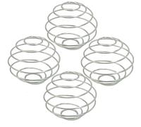 JRSHIRLEYLTD Set di 4 piccole sfere shaker in acciaio inox, shaker Ball, frullato di proteine, shaker Sport Fitness Shaker per proteine, shaker per whisking proteine in polvere, milkshakes (3,1 x 2,8
