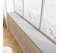 JRSIUNH Tappeto Davanzale in Diatomite, Protezione Davanzale Antipolvere | Multifunzionale, for Davanzali, Finestre A Vetrata, Panchine, Scaffali Di Armadio(Light Gray,80x30cm/31.5x11.8in)