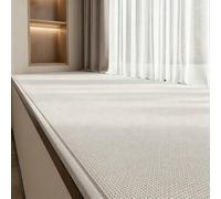 JRSIUNH Tappeto Davanzale Tessuto, Protezione Davanzale AntiGraffio | Tessuto Resistente All’usura, Base Antiscivolo, for Finestre A Vetrata, Panchine(White,180x70cm,0.9cm)