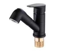 JRUIA Rubinetto da Cucina Monoforo Argento, Rubinetto per Lavello Girevole A 360°, 2 Tipi di Getto, con Doccetta Estraibile, Miscelatore Monocomando, Rubinetto per Lavello da Bagno,Nero