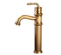 JRUIA Rubinetto per Lavabo in Bronzo, Rubinetto Monocomando da Cucina retrò, Erogazione di Acqua Calda E Fredda, Rubinetto Monoforo per Bagno E Cucina, Miscelatore per Cucina E Lavello