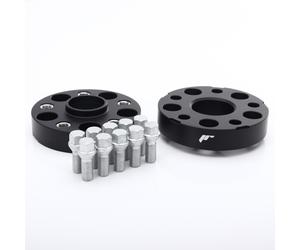 JRWA2 COPPIA SET ADATTATORI DISTANZIALI 40mm 5x112 66,6 66,6 Black
