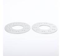JRWS1 COPPIA spessori SET ADATTATORI DISTANZIALI 5mm 5x112 66,6 Argento