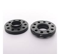 JRWS2 Coppia Distanziali 20mm 5x112, mozzo 66.6 Neri Senza Bulloneria