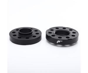 JRWS2 COPPIA SET ADATTATORI spessori DISTANZIALI 10mm 5x112 66,6 66,6 Nero