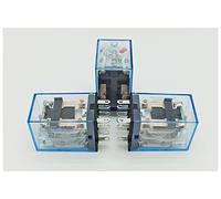 JRXFXEKW 5PCS Relè di Potenza MY2NJ MY3NJ MY4NJ con Base 8/11/14 Pin AC/DC 220V/110V/380V/6V/12V/24V/36V Bobina di Rame (Color : Hh52p My2nj 8pin, Size : 24VAC)