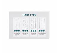 JRXFXEKW Hair Texture Curl Pattern Chart Poster Hair Type Care Guide Wall Decor for Salon Bathroom Bedroom Living Room(Framed,12x18inch(30x45cm))