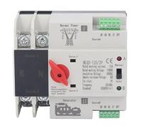 JRXFXEKW Interruttore di commutazione trasferimento Doppia Alimentazione Interruttore di trasferimento Automatico Doppia Alimentazione 50Hz 60Hz PC Grado 2P Argento per