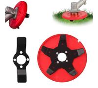 JRYGAC 2 Pezzi Testina Decespugliatore Universale, Resistente Accessori Decespugliatore, 2 Forme Testa Decespugliatore, Professionale Disco per Decespugliatore, per Giardini, Prati, Parcheggi