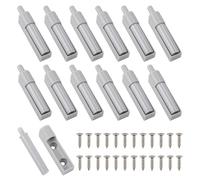 JRYGAC Set di 12 Ammortizzatore Porta Smorzatori per Porte Mobili, Ammortizzatori per Ante per Mobili da Cucina Ammortizzatore per Ante a Incasso, Rallentatore per Ante per Ante Mobili e Cassetti