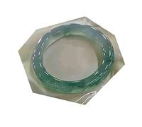 Jrysxc Bracciale in Giada per Donna, Design Elegante con Venature Naturali, Regalo di Lusso per Madre