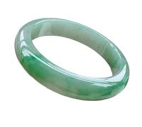 Jrysxc Bracciale in Giada per Donna, Design Elegante con Venature Naturali, Regalo di Lusso per Madre