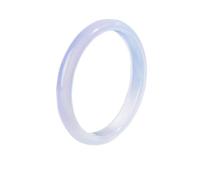 Jrysxc Bracciale rigido in giada per donna, bracciale Feng Shui, braccialetto portafortuna naturale, braccialetto rotondo in pietra di giada alla moda per donna, compleanno, matrimonio
