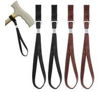 JRYXDS 2 Pcs Anelli Da Polso Per Bastoni Da Passeggio, Bastone Da Passeggio Cinturino Da Polso, Cinturini Da Polso Da Passeggio Per Bastone, Cinturino Da Polso Per Stampelle(Nero,Giallo-Marrone)