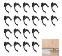 JRYXDS 20 Pezzi Fissaggio Per Battiscopa,Ganci Per Battiscopa Cucina, Ganci Zoccolo Cucina Universali, Ricambi Clip Da Cucina,Facili Da Installare