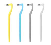 JRYXDS 4 Pezzi Rimozione Tartaro Denti Smacchiatore Denti Professionale Per Tè Caffè Tabacco Cola Bevande Macchie (Bianco Latte, Grigio Freddo, Blu Acqua, Giallo Lime)