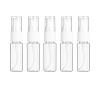 JRYXDS 5 Pezzi Flaconi Spray, 25Ml Bottiglia Spray, Flacone Spray Vuoto, Plastica Trasparente Flacone Spray, Bottiglia Spray Vuota, Per Liquido Viaggio Cosmetico,Trasparente