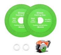 JRYXDS Disco Da Taglio Per Vetro, 125Mm Disco Diamantato Glass Cutting Disc Per Angle Grinder,Diametro Foro 22.23Mm, Diamantati Lama Per Smerigliatrice Angolare,Marmo,Vetro,Cristallo,Taglio