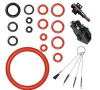 JRYXDS O-Ring Adatta Per Macchine Da Caffè Saeco,Set Di 15 Pezzi In Silicone Per Gruppo Di Infusione,Con Spazzola Per La Pulizia, Valvola Del Vapore E Valvola Di Uscita, Adatta Per Saeco,Philips