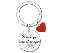 JRZDFXS Portachiavi regalo migliore amica regalo amica compleanno idee regalo per amica portachiavi cuore amicizia donna compleanno laurea amica speciale regalo sorella teenager