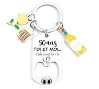 JRZDFXS Regalo di anniversario di matrimonio 1 anno 2 anni 3 anni 4 anni 5 6 7 anni 8 anni Regalo per anniversario di matrimonio o anniversario di coppia, 50 anni, L