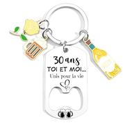 JRZDFXS Regalo di anniversario di matrimonio 1 anno 2 anni 3 anni 4 anni 5 6 7 anni 8 anni Regalo per anniversario di matrimonio o anniversario di coppia, 30 anni, L