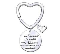 JRZDFXS Regalo Mamma Festa della Mamma Regali Festa della Mamma Regalo Mamma Portachiavi portachiavi mamma e figlia figlio festa della mamma Regali di Compleanno per mamma ti voglio bene mamma (4)
