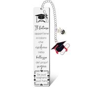 JRZDFXS Segnalibro Amicizia Regalo Particolare Metallo con Stella Segnalibro Frasi Marcatori di Pagina Regalo Amici per Laurea Compleanno Studenti (1)