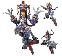 JS-009 Jiu Lian Action Figura Anime Illustrazione Sbava 18 cm Bambina Figura Teste intercambiabili Giunti Mobili Original Painting Model Kit DIY Kit 18 cm