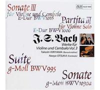 JS Bach: Opere per violino e clavicembalo VOL.3:BWV.1016/1006/995 Bach (168 [CD]
