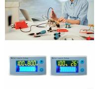 JS-C33 Display del livello della batteria con LCD a colori per fonti di alimentazione da 10 V a 100 V mostra la temperatura di tensione e il livello di carica con lampeggiante (36 V)