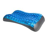 JS Ellie Cuscino massaggiante in gel per il collo, nucleo del cuscino in memory foam a rimbalzo lento, temperatura costante e fresca, allevia il dolore cervicale, favorisce un sonno profondo B