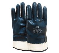JS Guanto da lavoro in nitrile BLU 0910