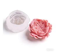 JS MOLD Stampo in silicone 3D a forma di candela per candele profumate, sapone e fondente, in silicone alimentare, per decorazioni e regali (SP-82)