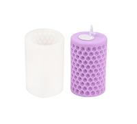 JS MOLD Stampo in silicone per candele a nido d'ape 3D, in silicone 3D, per sapone, candele, pietra profumata, decorazione per la casa (03#)