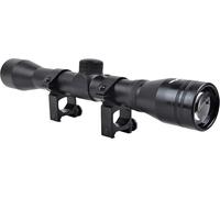 JS-TACTICAL Ottica Fucile Softair Lente 32MM Zoom 4X Anelli Inclusi JS-4X32LUNGO