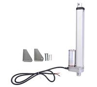 JS TGZ U1 Electric Linear Actuator, 12V DC 300N 30mm/s, All Aluminum Body with Built - in Limit Switch, IP45 Rated for Robotics, Automation and Industrial Equipment (Corsa 250mm)