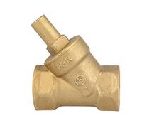 JS valvola di non ritorno - sede inclinata - Ottone