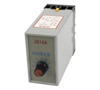 JS14A AC 220V Relè temporizzato con ritardo di accensione 220VAC timer con presa 5s 10s 30s 60s 120s(120s)