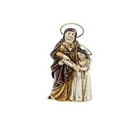 JSA Figura Santa Ana con Maria (Finitura Legno)