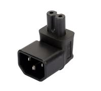 JSADZKJ C14 a C7 Convertitore Adattatore Spina IEC 320 C14 Maschio a C7 Femmina Adattatore di Estensione di Alimentazione AC Convertitore Connettori Adattatore, per PDU UPS 2.5A-10A/110V-250V